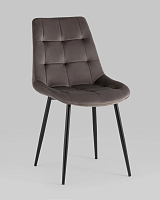 Стул Флекс New, велюр антрацитовый УТ000039289 Stool Group Стул Флекс New, велюр антрацитовый УТ000039289 Stool Group